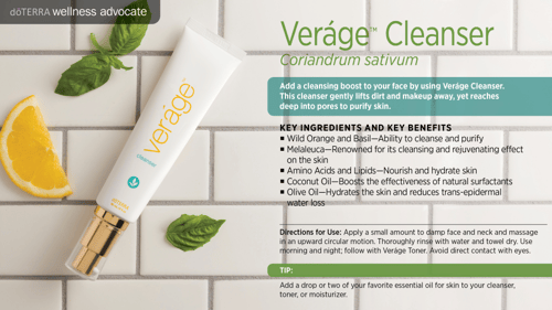 منظف طبيعي للوجه (®Veráge لعناية البشرة)