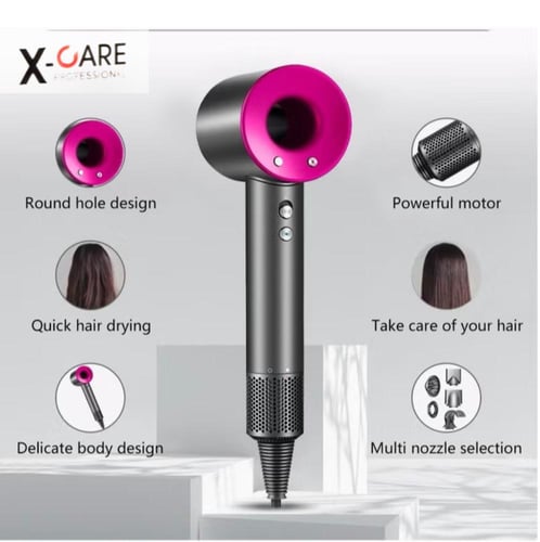 مجفف الشعر الأيوني الإحترافي X CARE اكس كير بقوة 1...