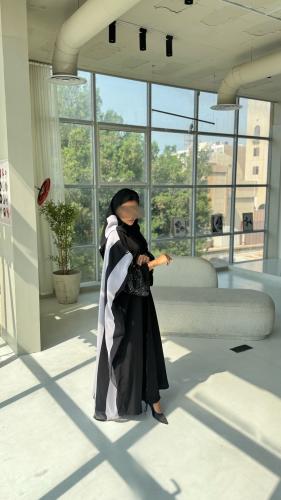 عباية بأكمام ترتر