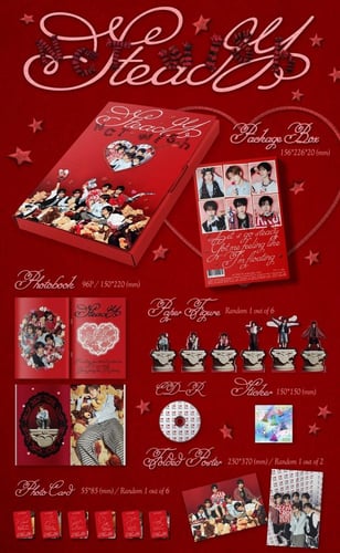 NCT WISH - [STEADY] 1st Mini Album PHOTOBOOK RANDO...