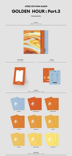 ATEEZ - [GOLDEN HOUR : PART.3] 12th Mini Album POC...
