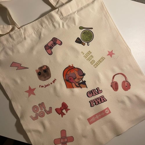 توت باق ستيكرات i’m just a girl