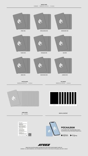 ATEEZ - [GOLDEN HOUR : PART.3] 12th Mini Album POC...