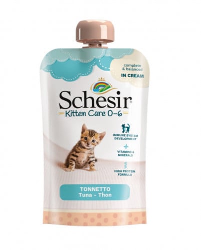 شيزر تونتو كريمة التونة طعام رطب للكتين, 150 جرام