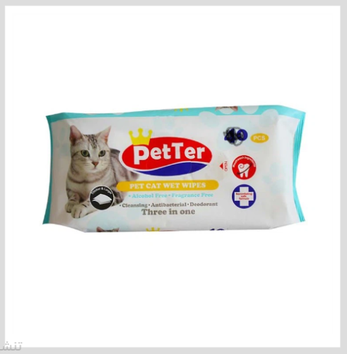 منديل قطط pet ter 10pcs