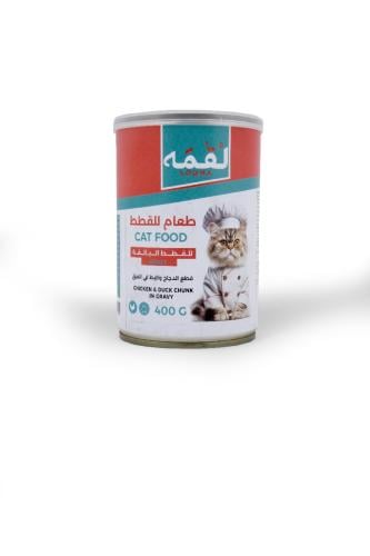 لقمة طعام رطب للقطط البالغة متعدد النكهات 400 جم