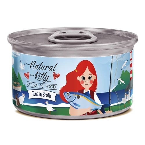 ناتشورال كيتي معلبات طبيعية للقطط متعدد النكهات