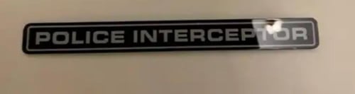 شعار كراون فكتوريا للعاكس الخلفي ( مدني وبوليسي )