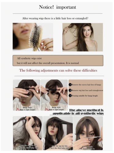 باروكة شعر مستعار أسود