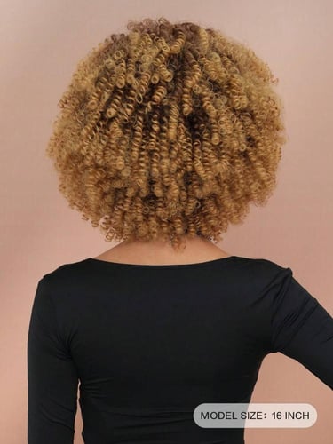 باروكة أفريقي أشقر 16 إنش