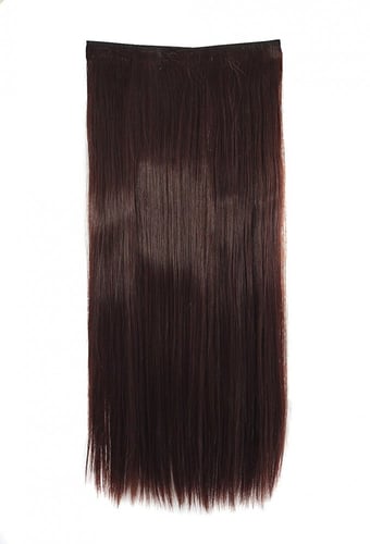 وصلة شعر مخلوط بني غامق