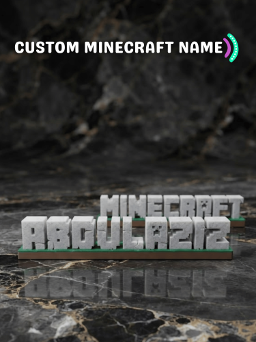 CUSTOM NAME MINECRAFT STYLE