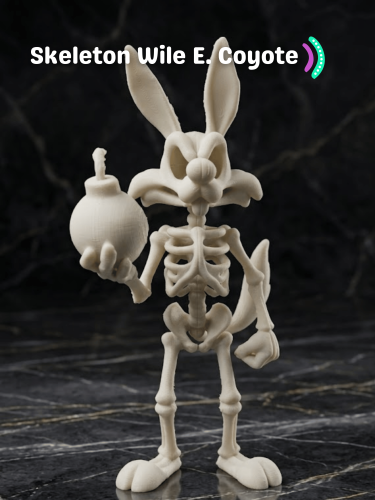 Skeleton Wile E. Coyote