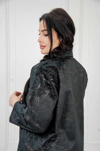 عباية شتوي قلاب شموه مطرز – فاخرة وعصرية