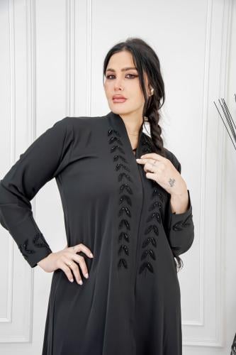 عباية انترنت شك ورد أمام – فخامة وأناقة يومية