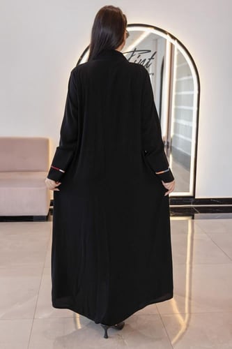 عباية ملكي قلاب ملون دردوز أنيقة وعصرية