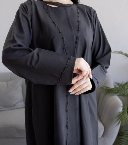 عباية كريب دقة خيط دودوز أمام وكم بحريني – فاخرة و...