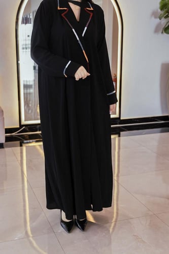 عباية ملكي قلاب ملون دردوز أنيقة وعصرية