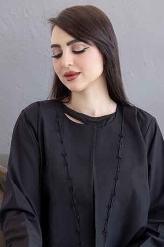 عباية كريب دقة خيط دودوز أمام وكم بحريني – فاخرة و...