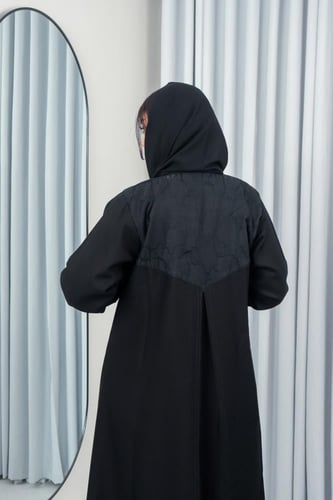 عباية كتان مع أكمام مشجر فاخرة وأنيقة للإطلالات ال...