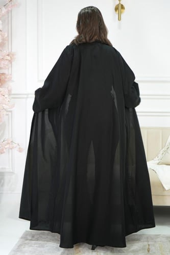 عباية كلوش هاري كتان – إطلالة عصرية أنيقة