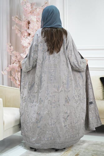 عباية ملون مشجر كامل