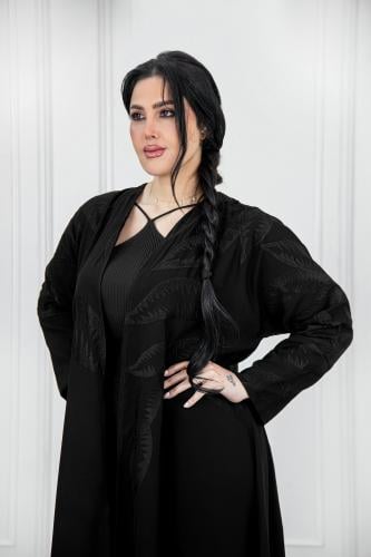 عباية ملكي تطريز نص جديد – عصرية ومميزة