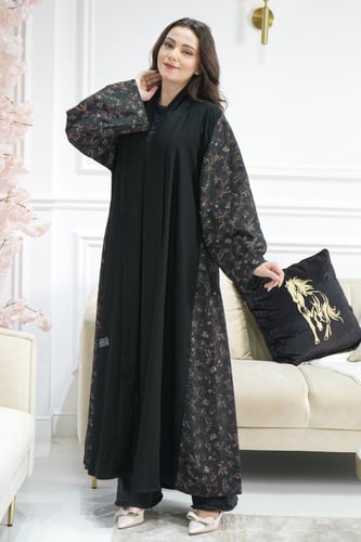 عباية مشجر جوانب وكم