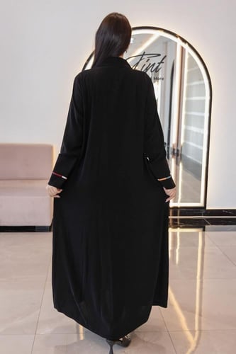 عباية ملكي قلاب ملون دردوز أنيقة وعصرية