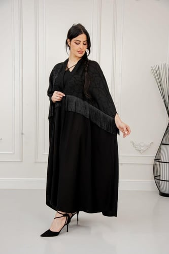 عباية بشت هدب انترنت وجاكارا – فاخرة ومميزة