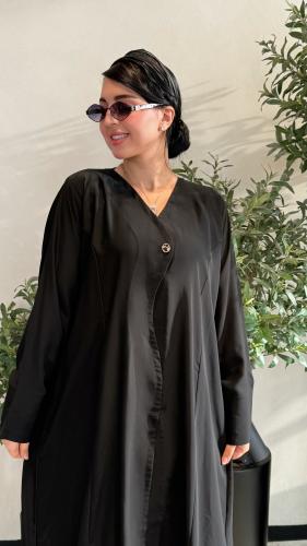 عباية نواعم قصات أمام زرار – أنيقة وعملية