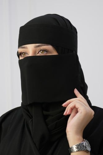 نقاب مقوى مطاط صغير 5 انش – أنيق ومحتشم