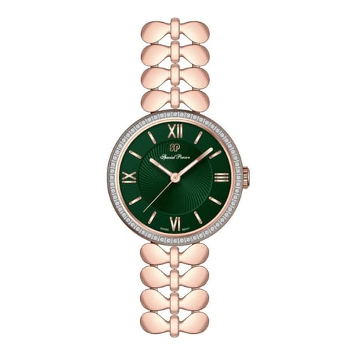 ساعة Special Person النسائية SP5401 – إطار مرصّع ب...