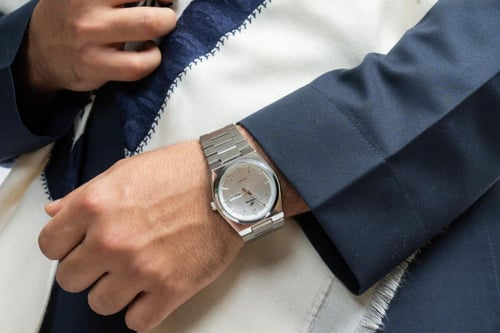 ND9288 ساعة يد رجالية ستانلس ستيل