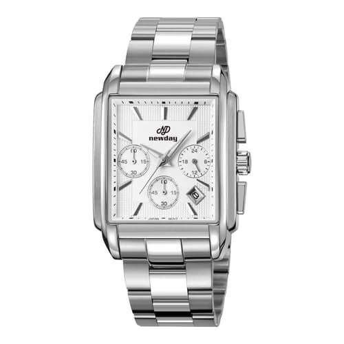 ND2339 ساعة يد رجالية ستانلس ستيل NEW