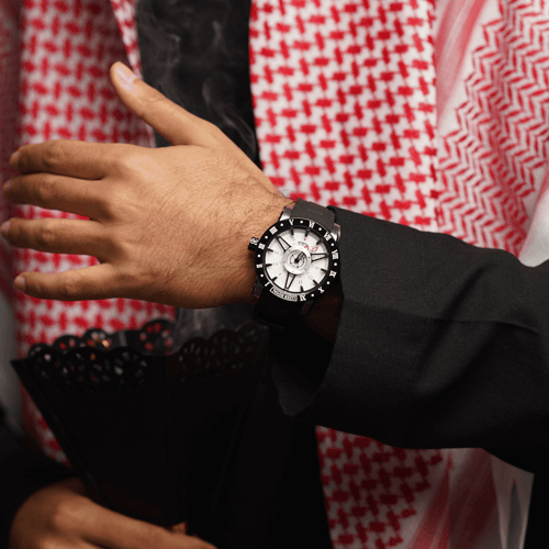 L12689 ساعة رجالية ربل