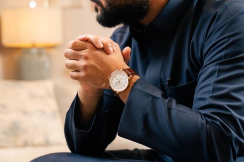 ND9301 ساعة رجالية جلد