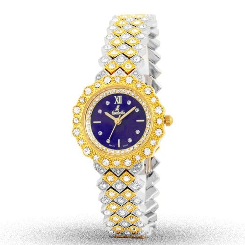 ساعة نسائية Cindrella AC2423 – تصميم دائري فاخر بس...