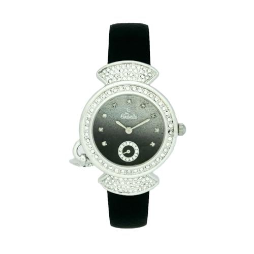 ساعة جلد نسائية Cindrella AC2409 – تصميم دائري أني...