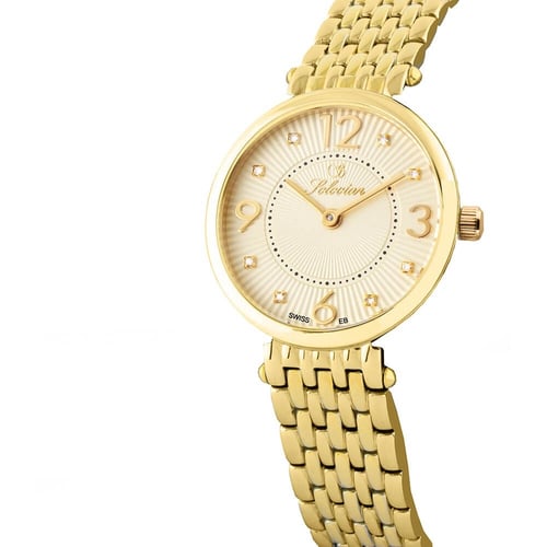 SL 22371 L ساعة نسائية ستانلس ستيل