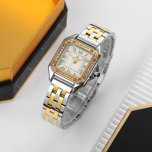 ND1862 ساعة يد نسائية ستانلس ستيل