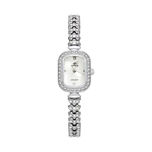 ND2402 ساعة نسائية ستانلس تصميم مستطيل ناعم SMALL