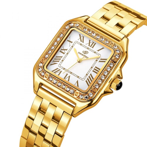 ND1862 ساعة يد نسائية ستانلس ستيل