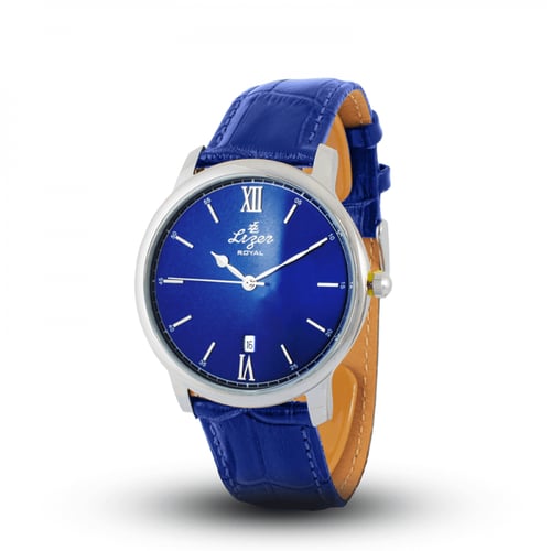 ساعة رجالية Lizer L1084 – تصميم دائري أنيق بسوار ج...