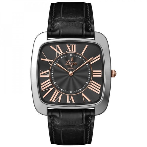 ساعة رجالية Lizer L12648 – تصميم مربع أنيق بسوار ج...