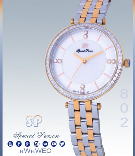 SP802L ساعة نسائية ستانلس ستيل