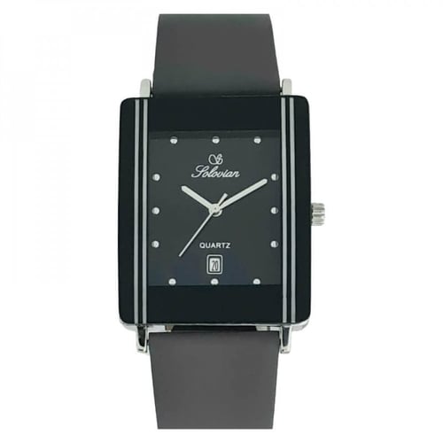 SL201M ساعة جلد رجالية