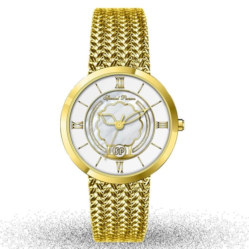 SP12727 ساعة نسائية ستانلس ستيل حسيرة