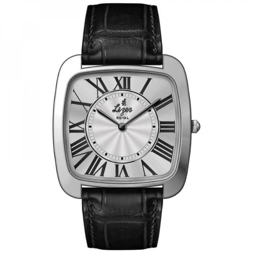 ساعة رجالية Lizer L12648 – تصميم مربع أنيق بسوار ج...