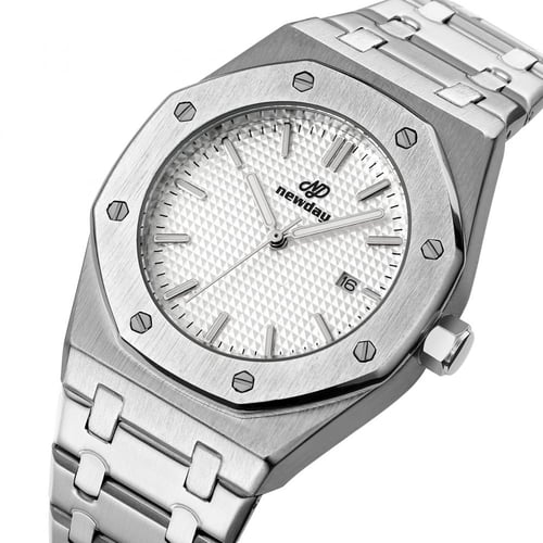 ND1884 ساعة يد رجالية ستانلس ستيل